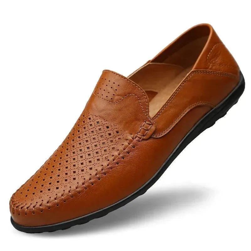 Luxe Heren Mocassins van Echt Leer - Italiaanse Loafers - LONZARO STORE Luxe Heren Mocassins van Echt Leer - Italiaanse Loafers