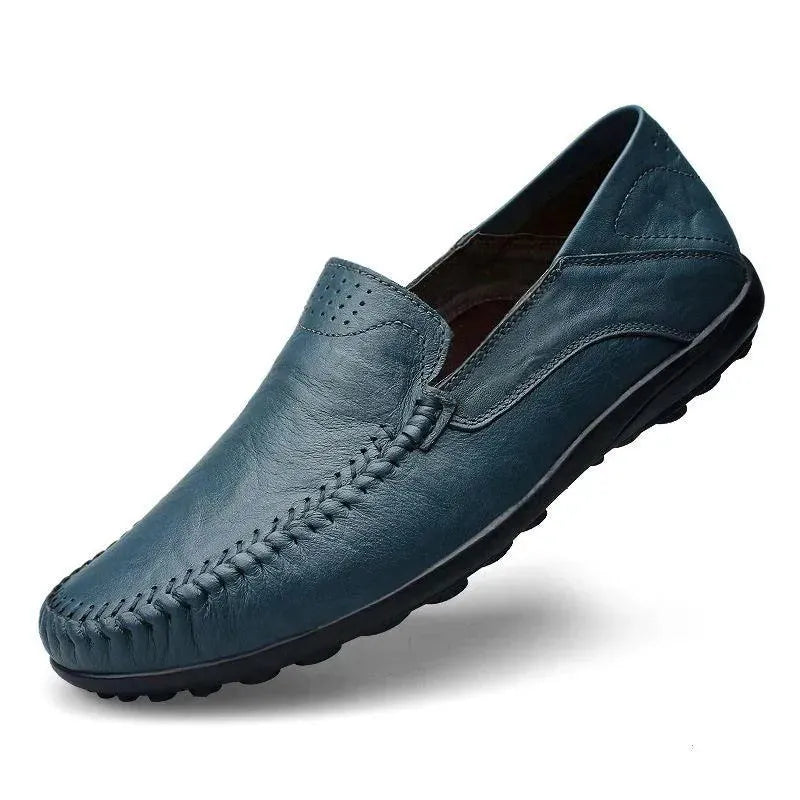 Luxe Heren Mocassins van Echt Leer - Italiaanse Loafers - LONZARO STORE Luxe Heren Mocassins van Echt Leer - Italiaanse Loafers