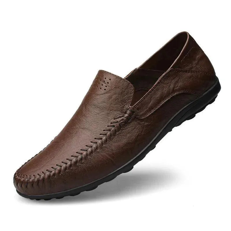 Luxe Heren Mocassins van Echt Leer - Italiaanse Loafers - LONZARO STORE Luxe Heren Mocassins van Echt Leer - Italiaanse Loafers